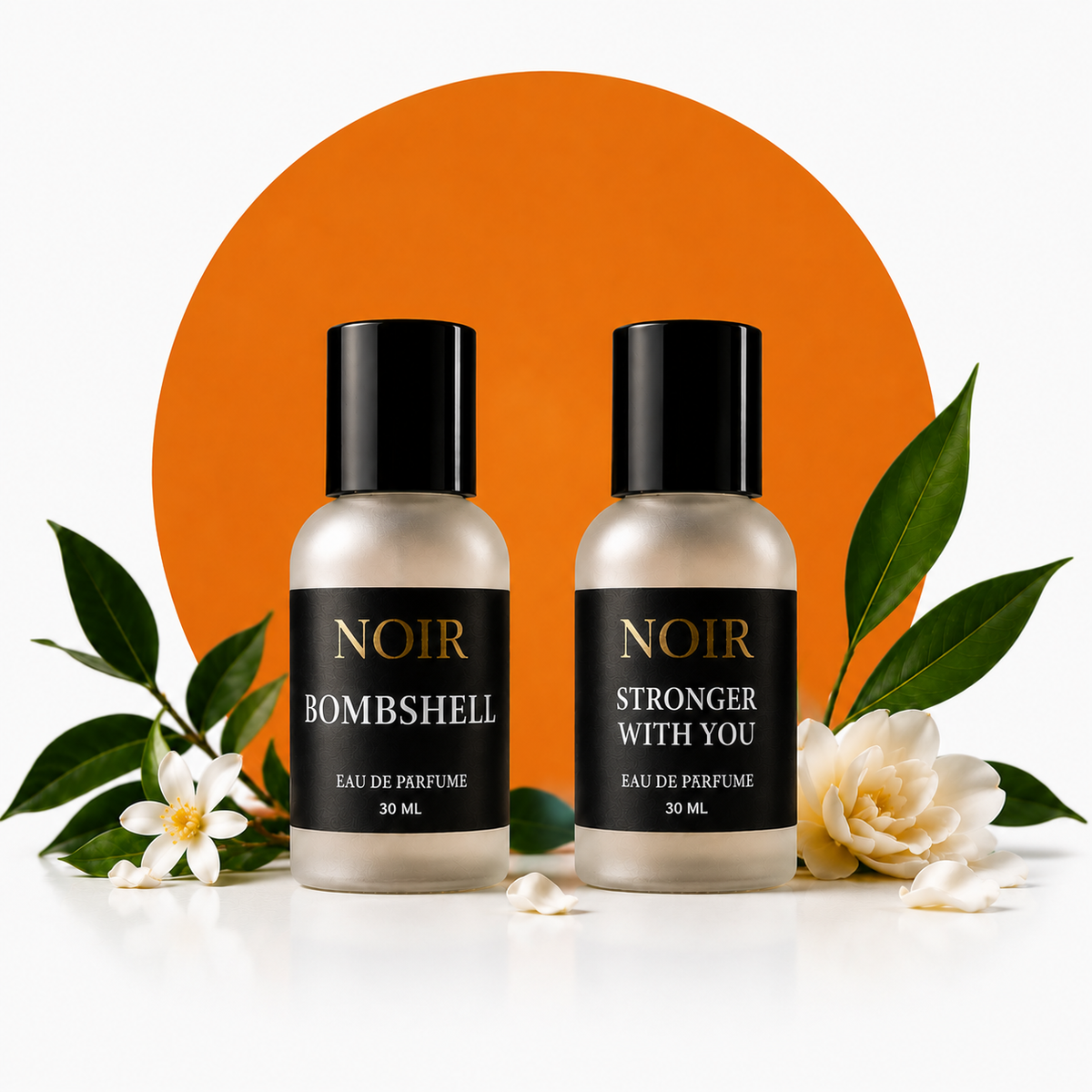 The Premium Duo – Noir Bombshell 30ml & Noir Stronger With You 30ml | Luxury Fragrance Pair