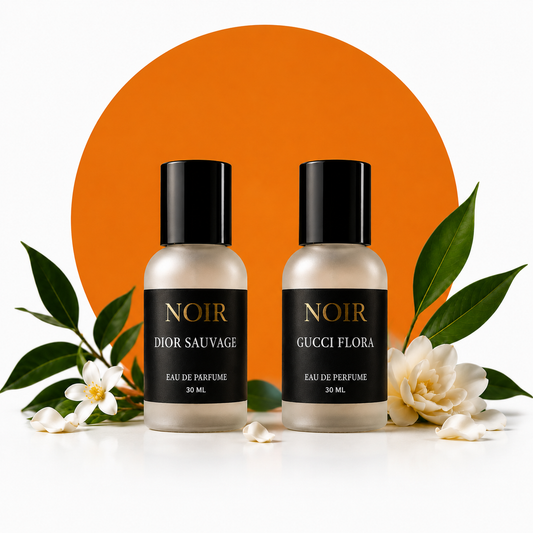 Noir Signature Duo – Dior Sauvage & Gucci Flora 30ml